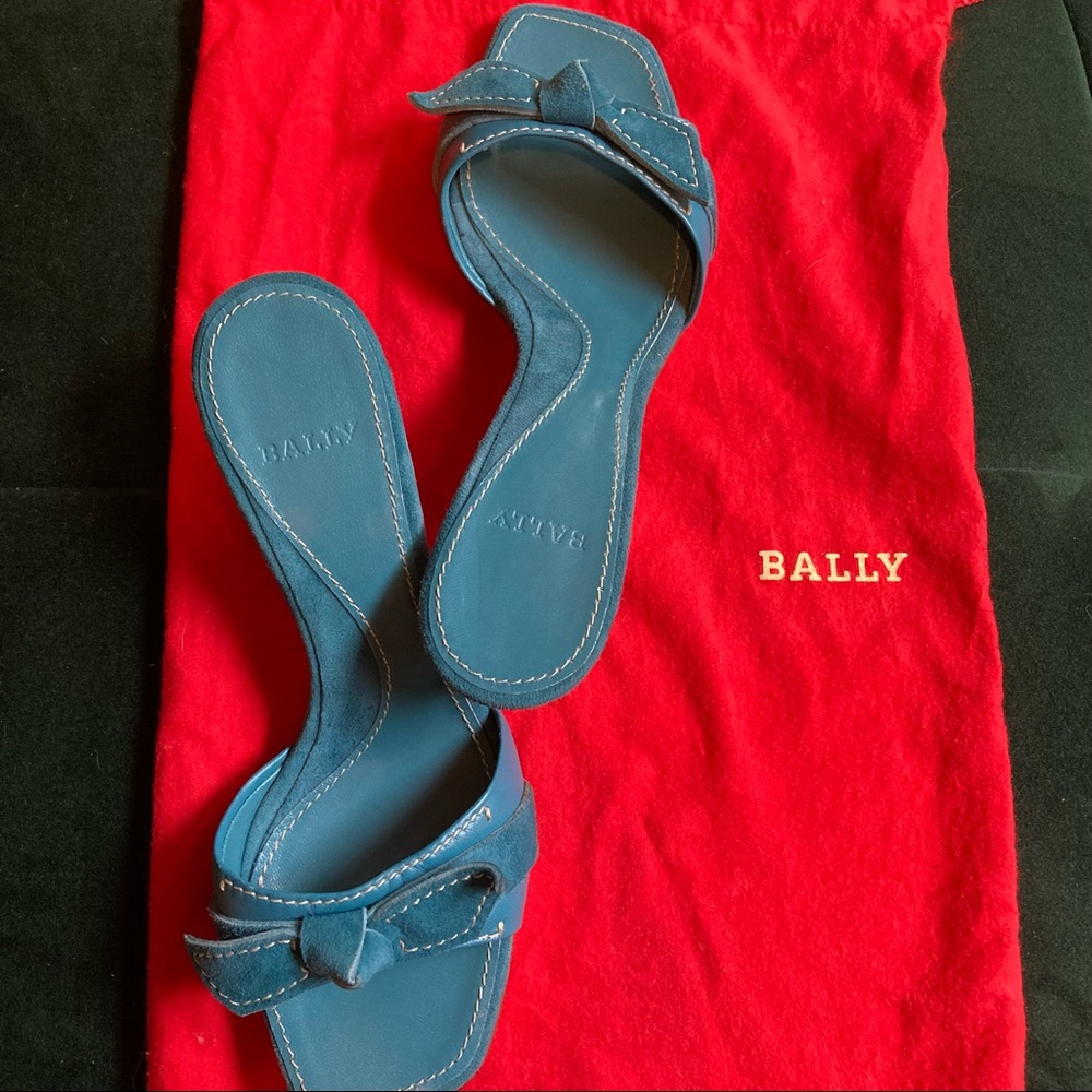 Bally kitten heel sandals